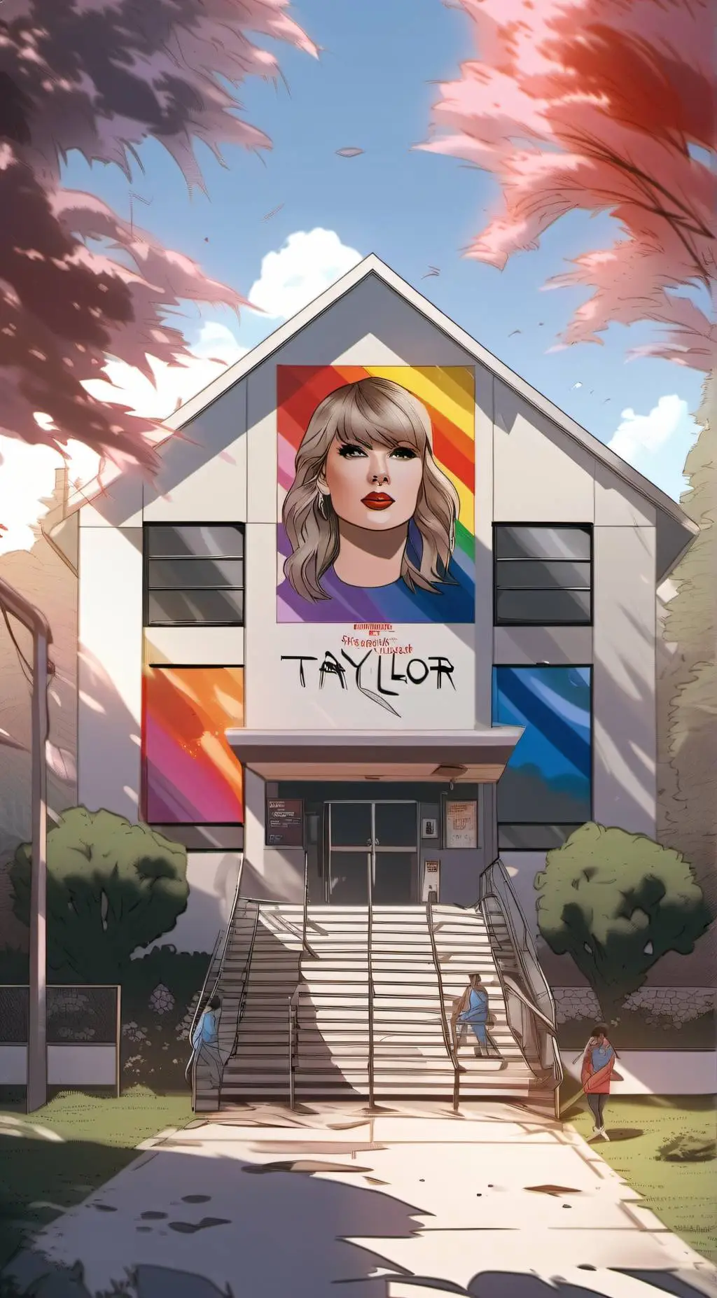 ai character: Swiftie School background