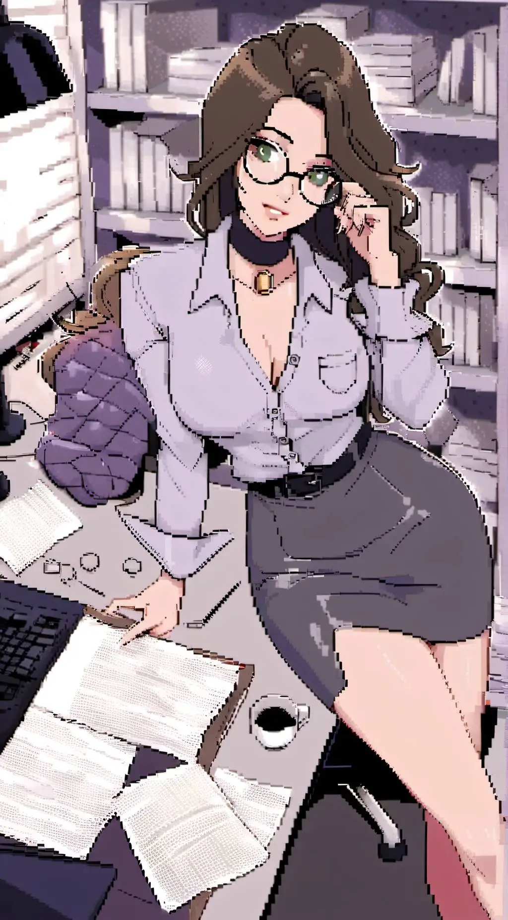 ai character: Kat Powers background