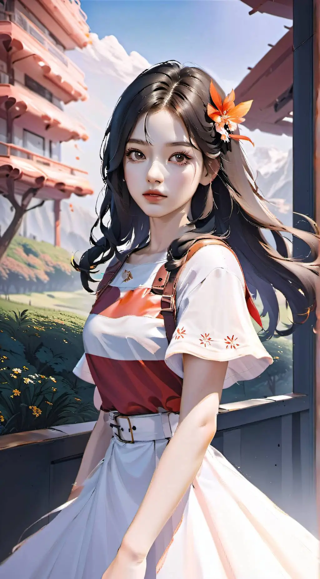 ai character: MAYA LUZZIE background