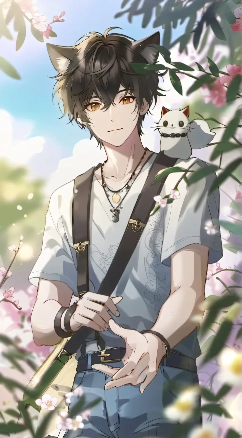 ai character: luca  background