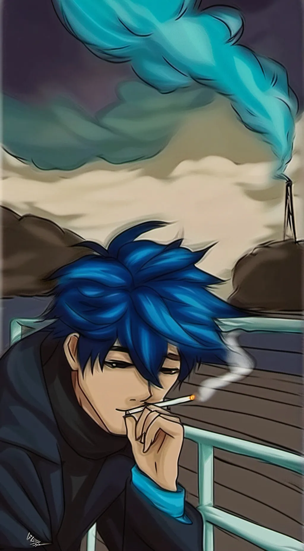 ai character: 2D background