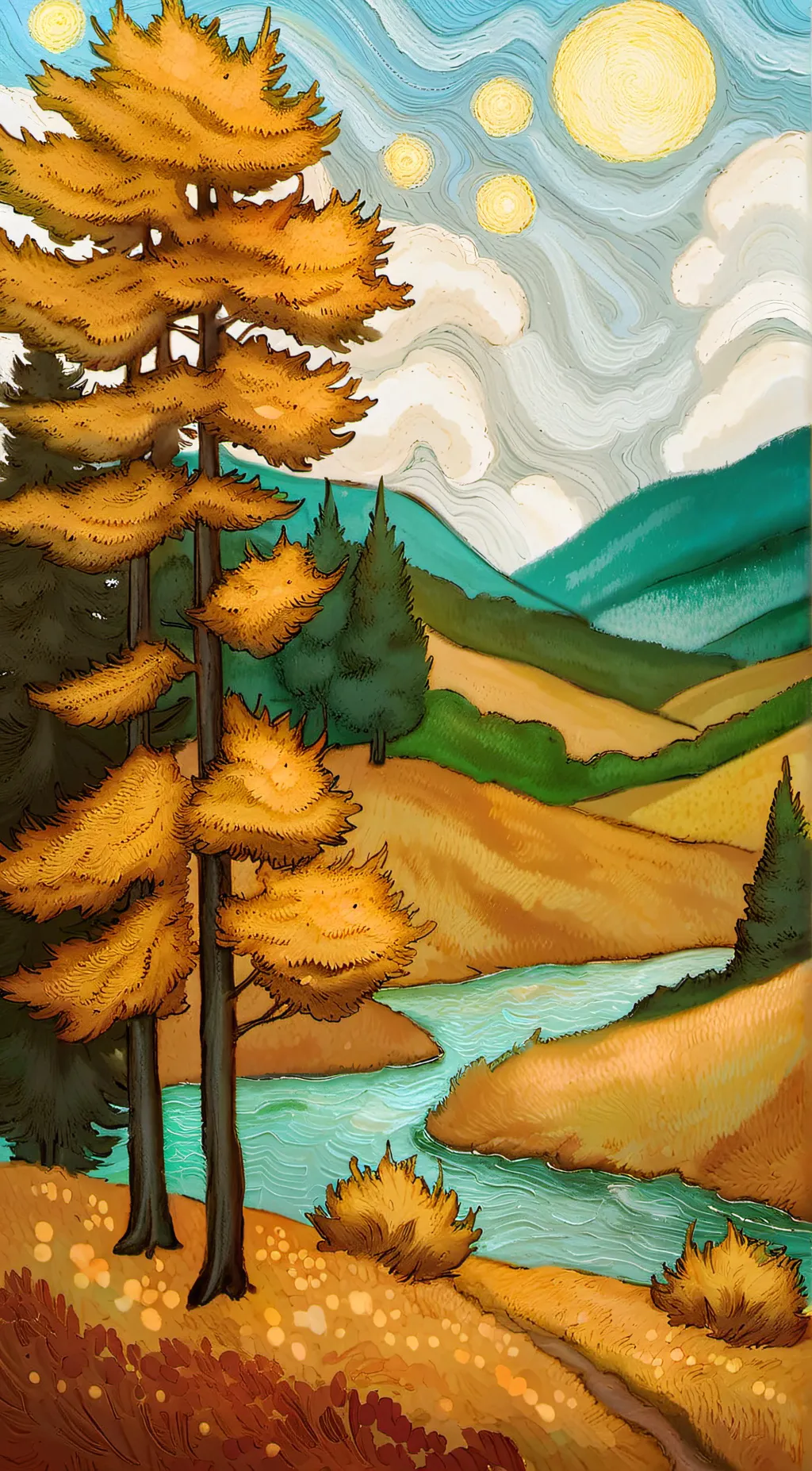 ai character: Kny sadness background