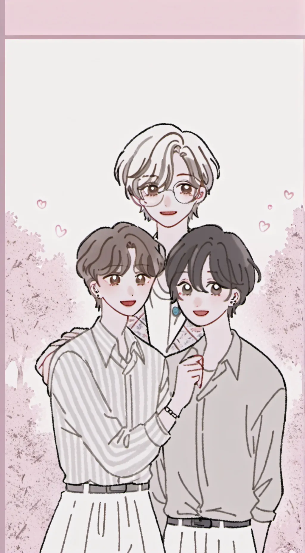 ai character: 3 parents  background