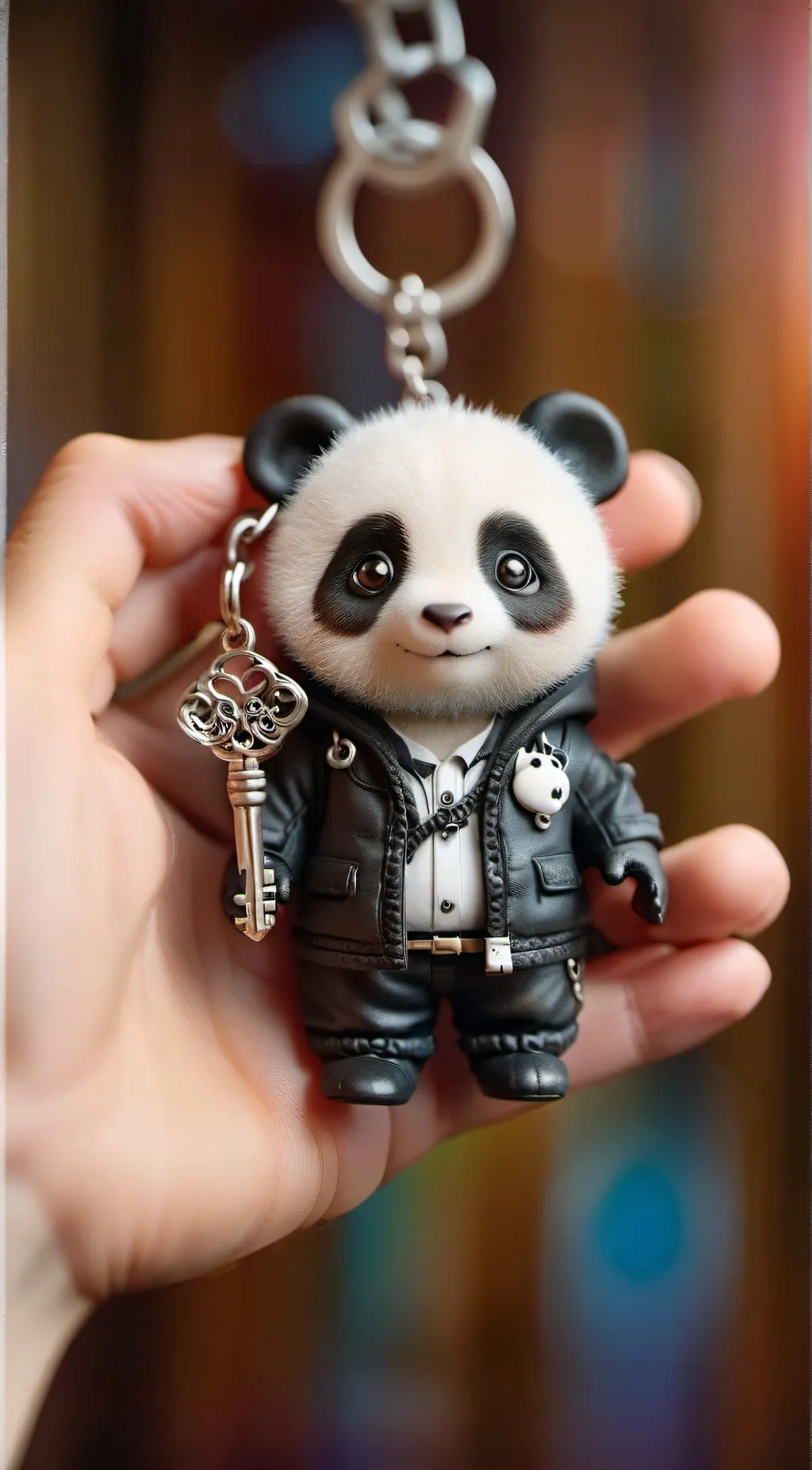 ai character: panda background