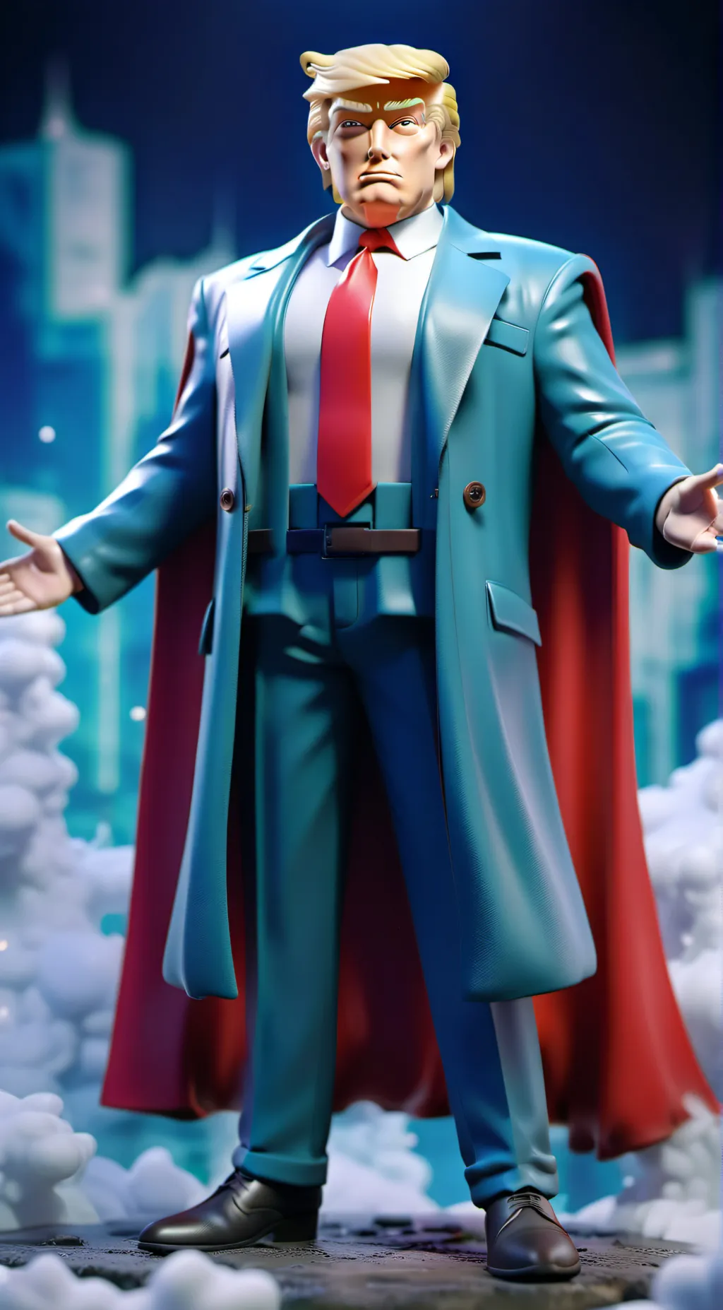 ai character: donald j trump background