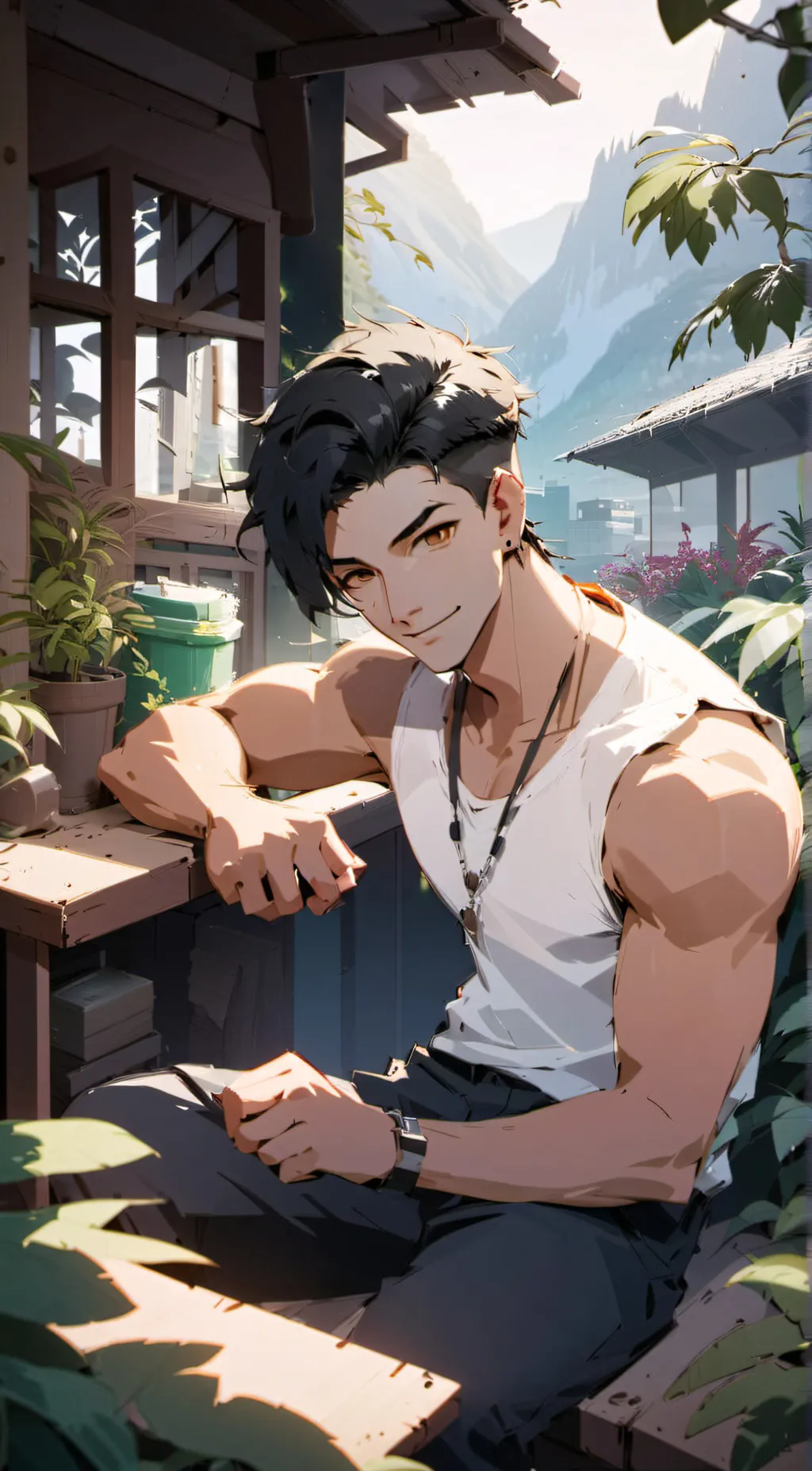 ai character: Harrison background