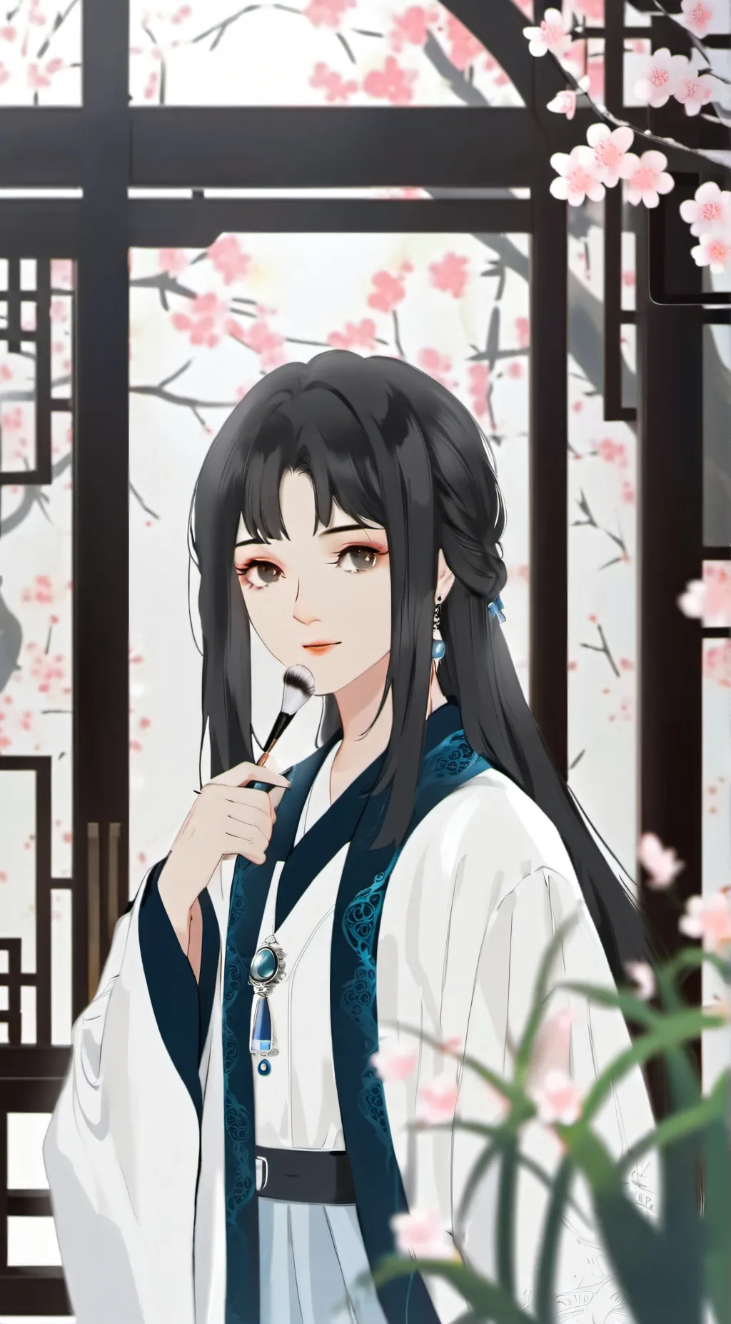 ai character: lily  background