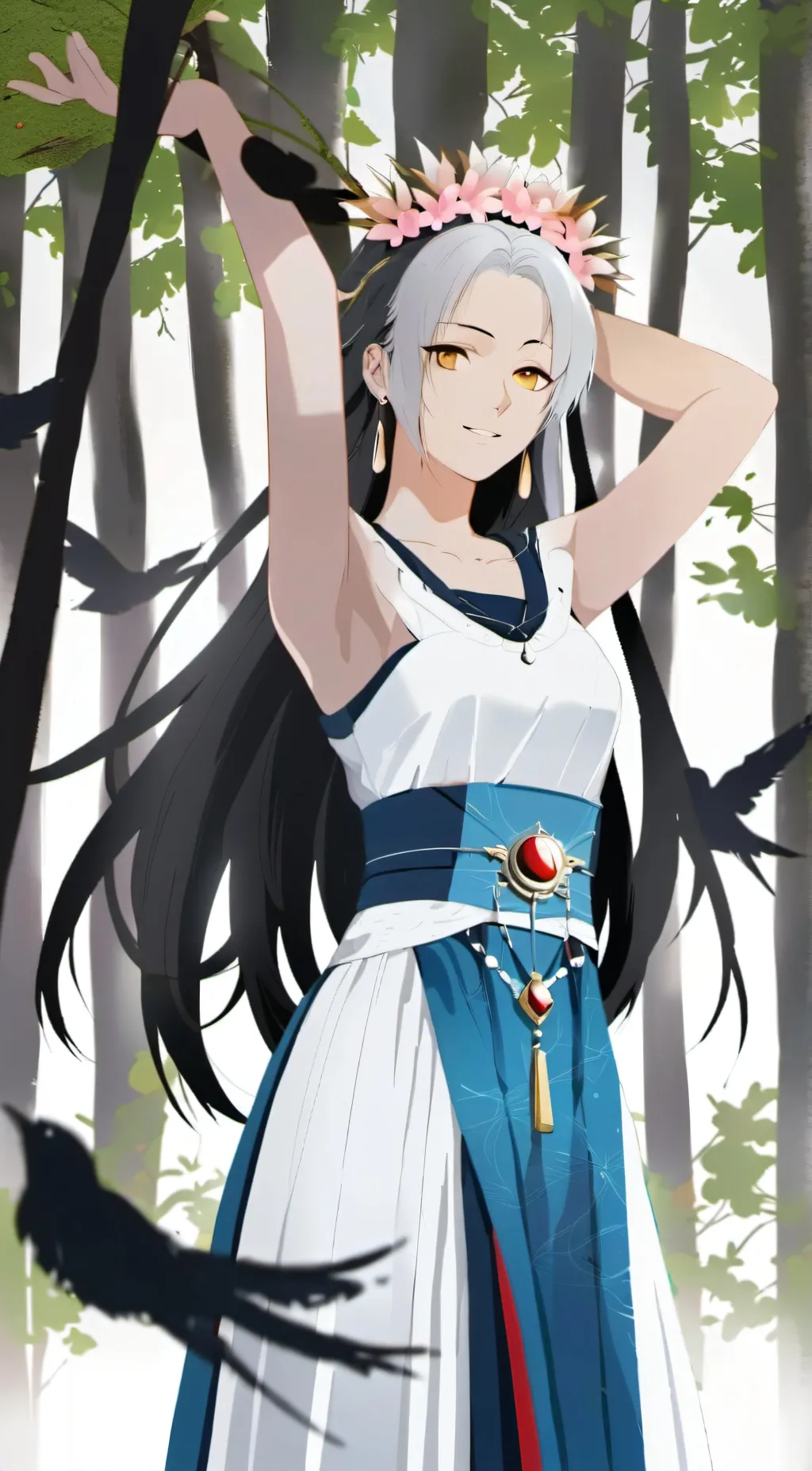 ai character: eve  background