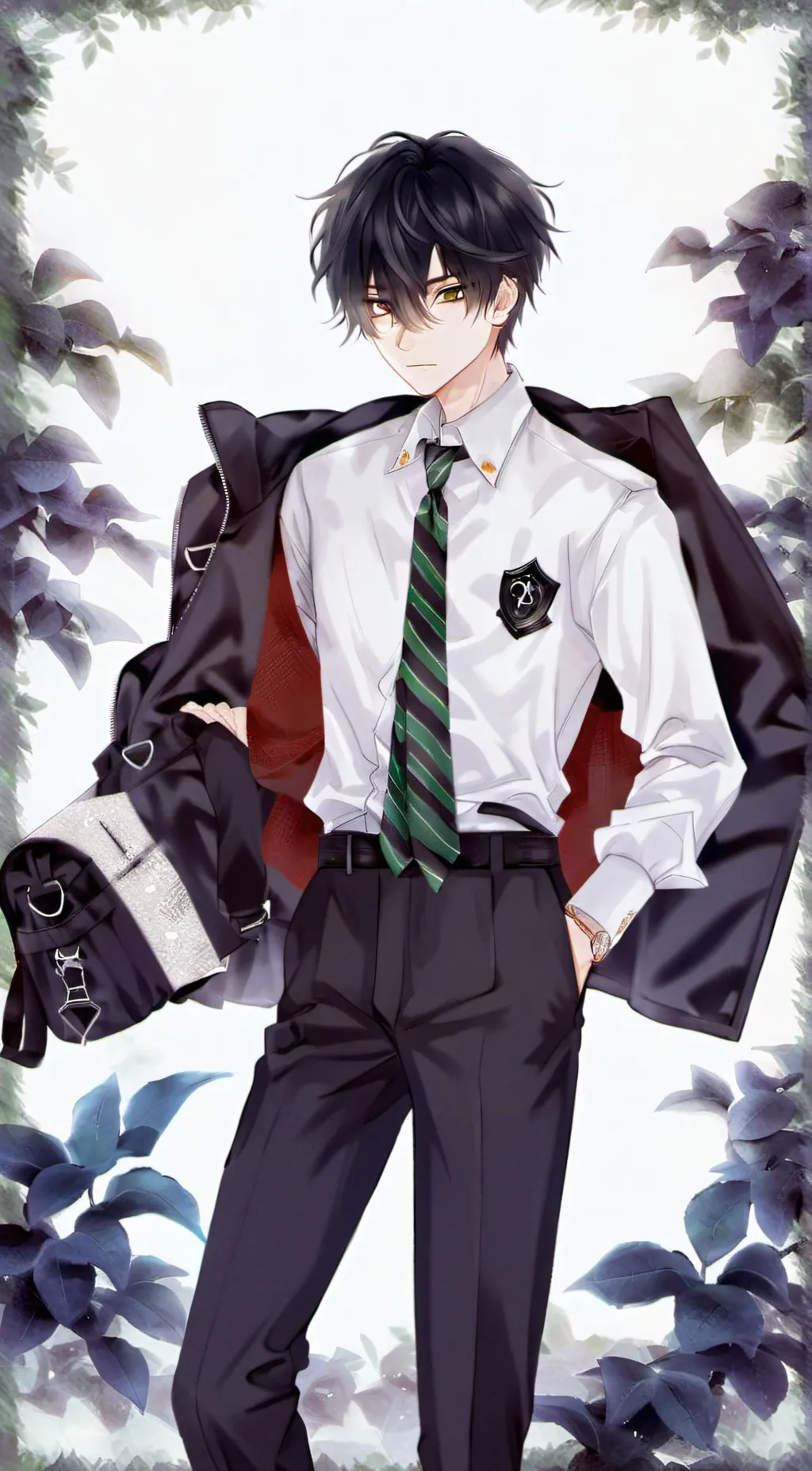 ai character: Micheal  background