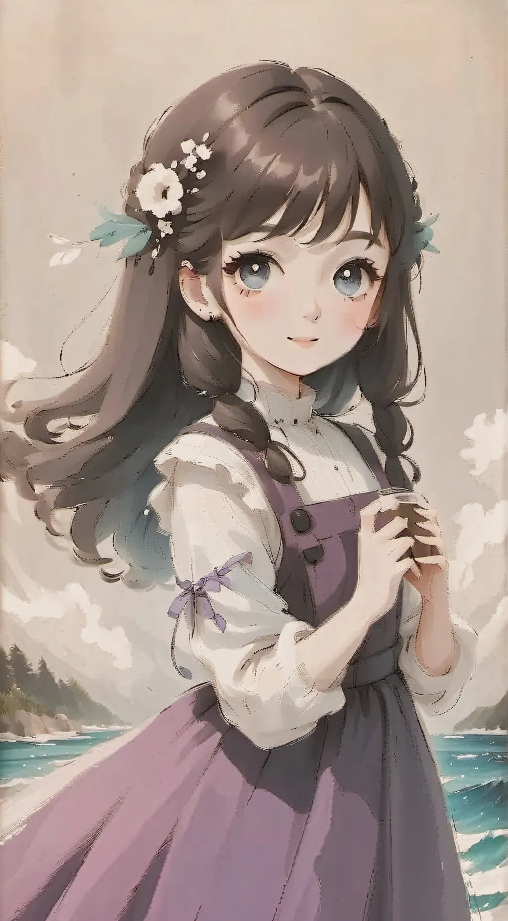 ai character: Lila background