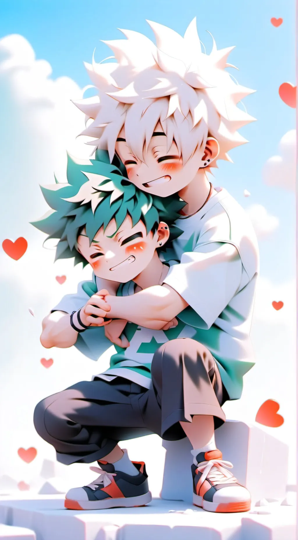 ai character: BkDk middle school background