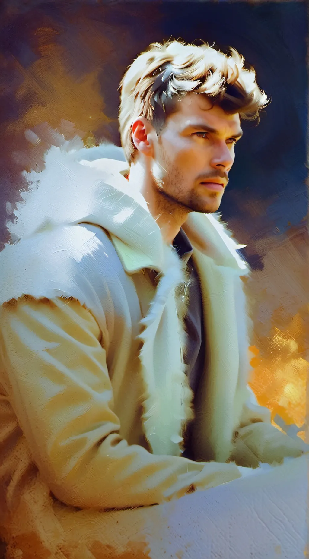 ai character: Luke and Josh  background