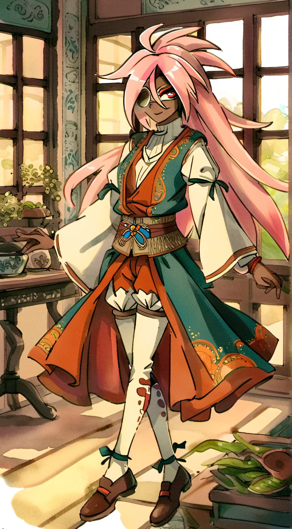 ai character: cherri  bomb  background