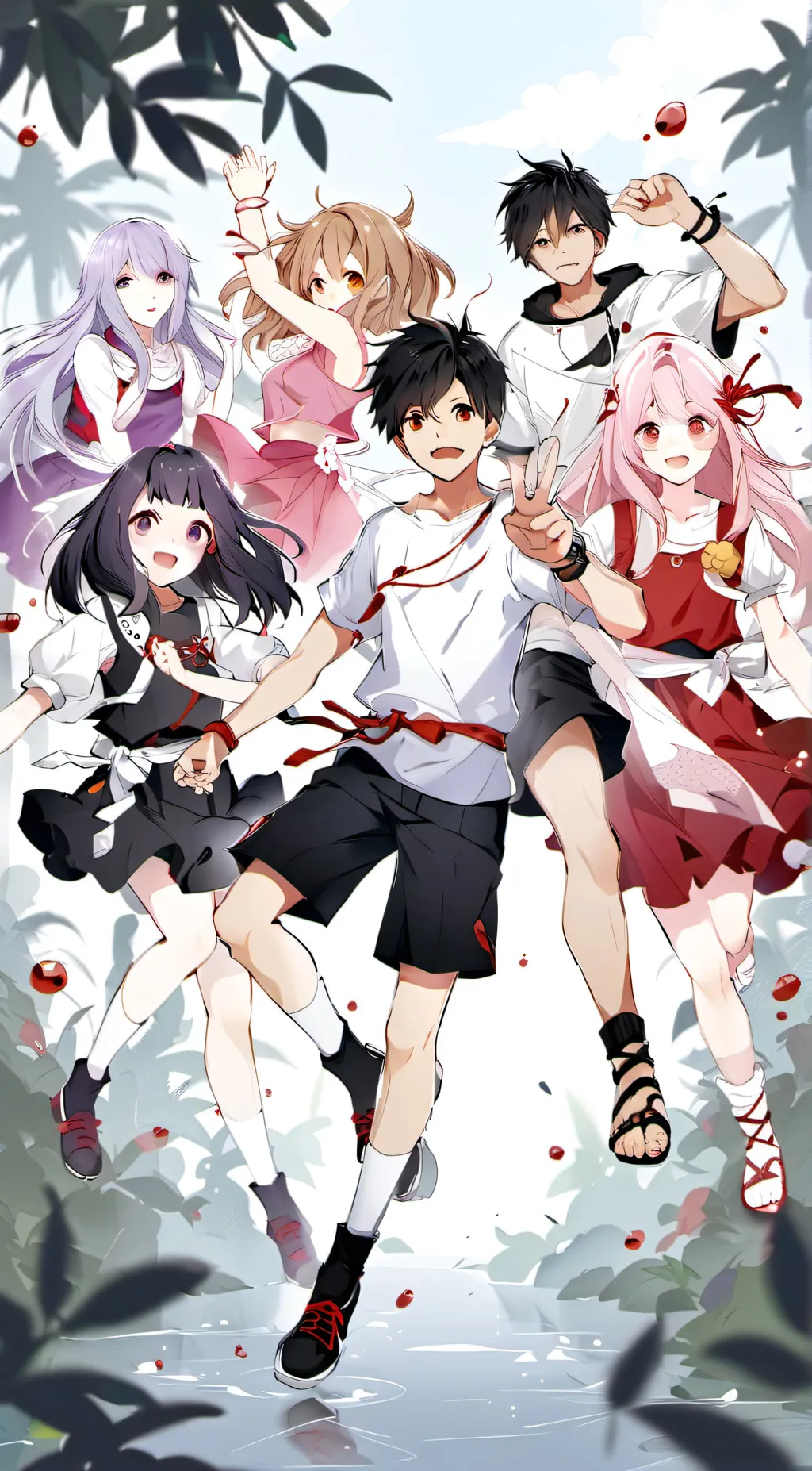 ai character: your friend group  background