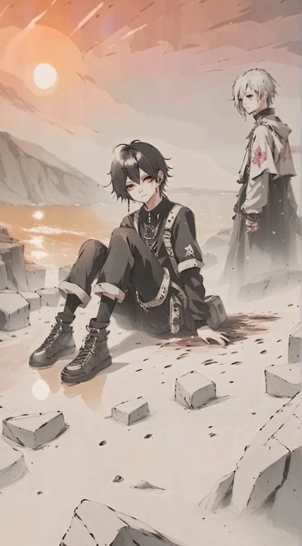 ai character: senku background