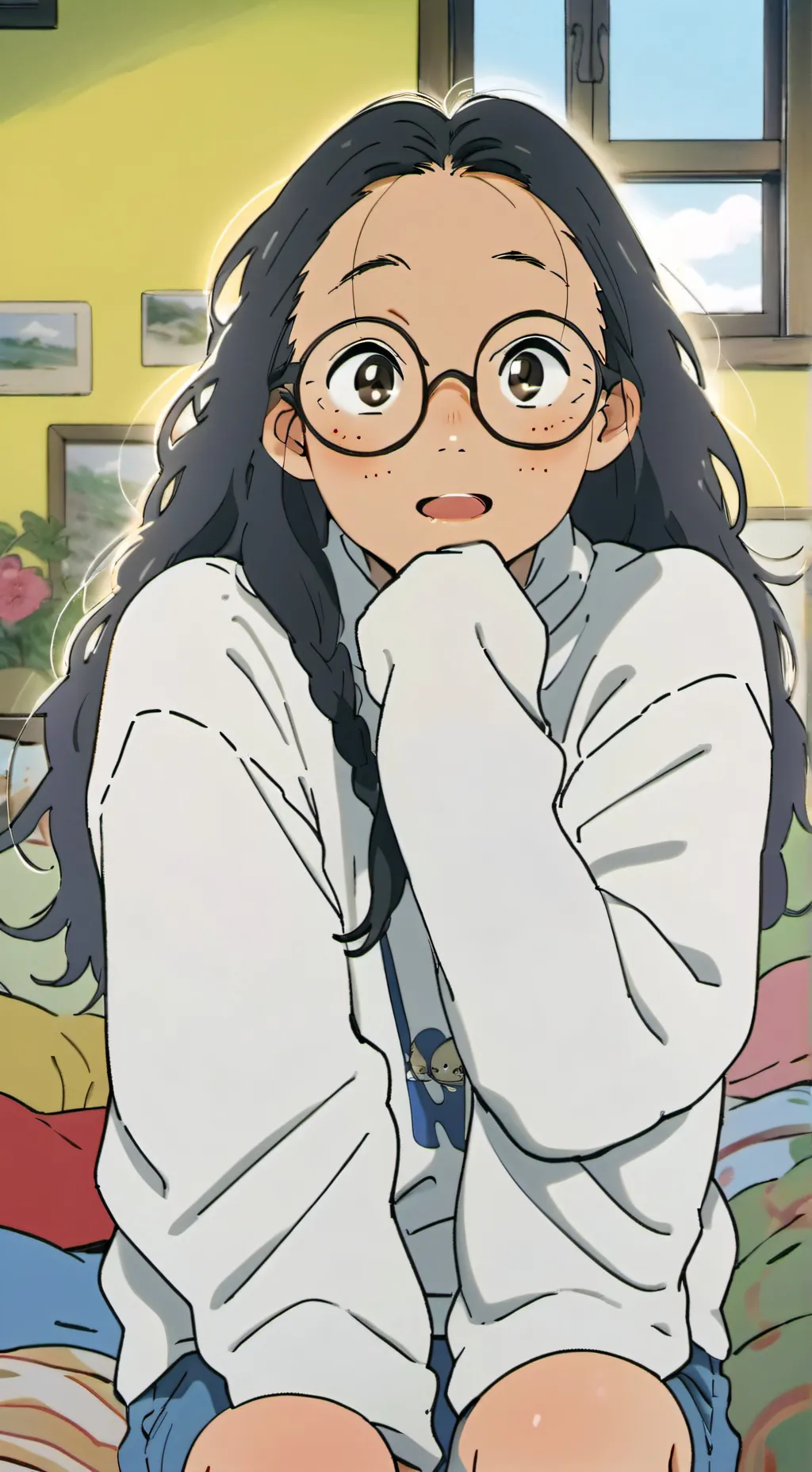 ai character: Alley  background