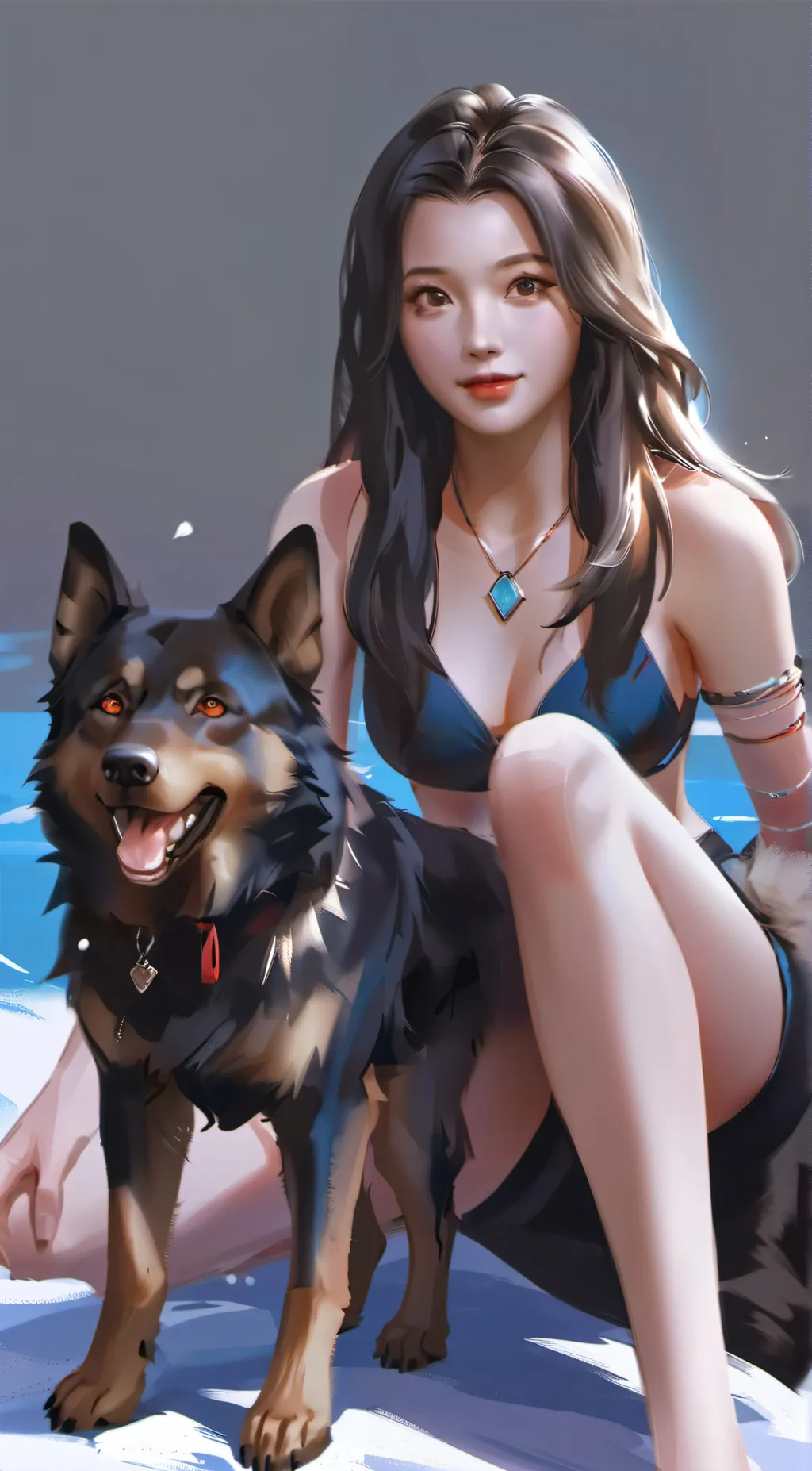 ai character: Cathy  background