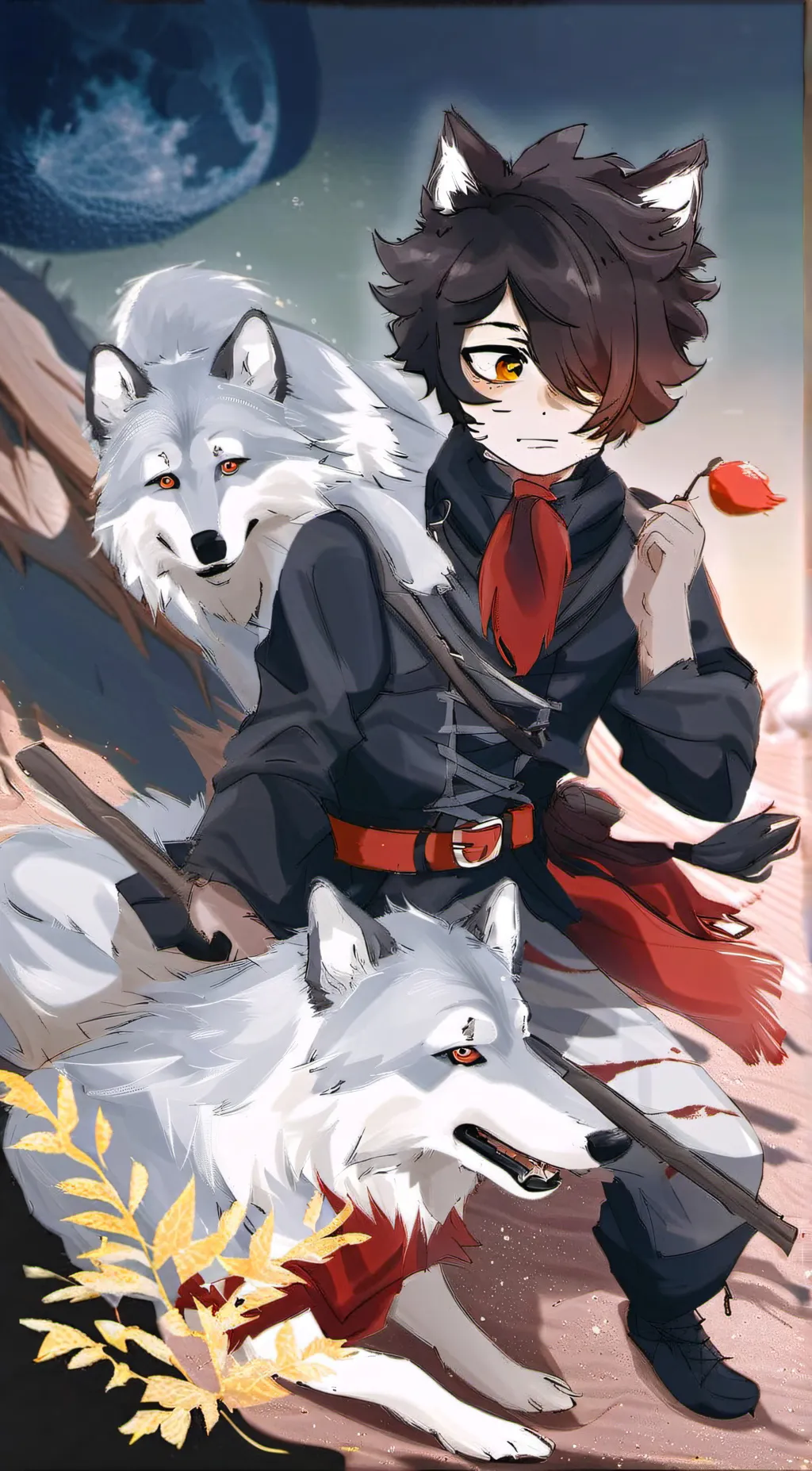 ai character: ★Ash★ background