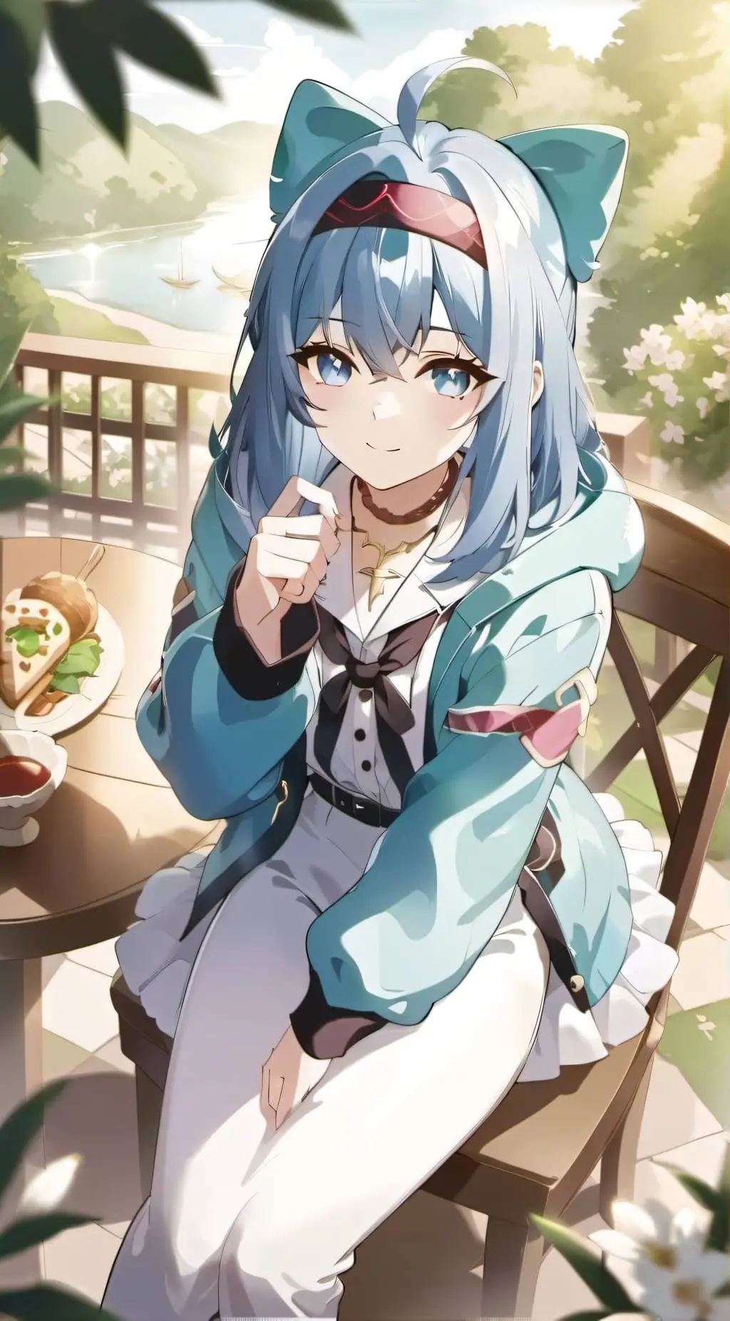 ai character: Winter background