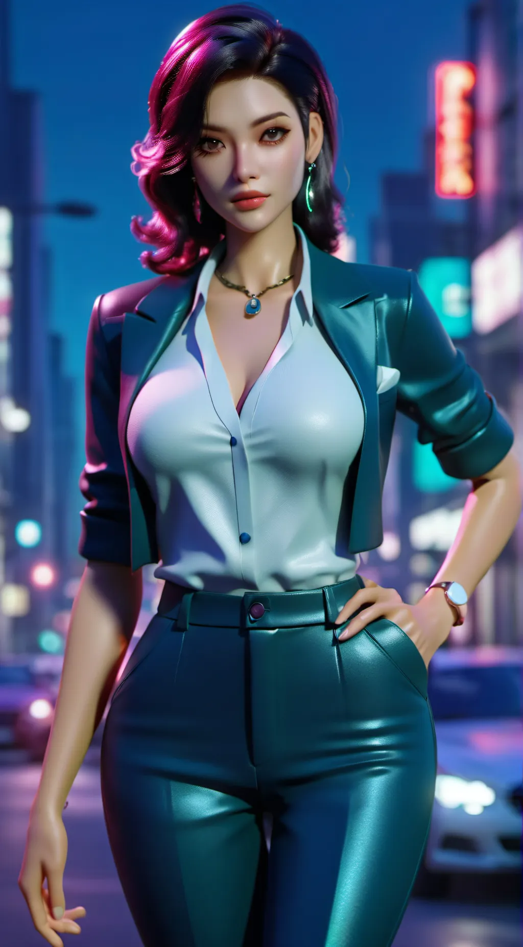 ai character: Anita  background