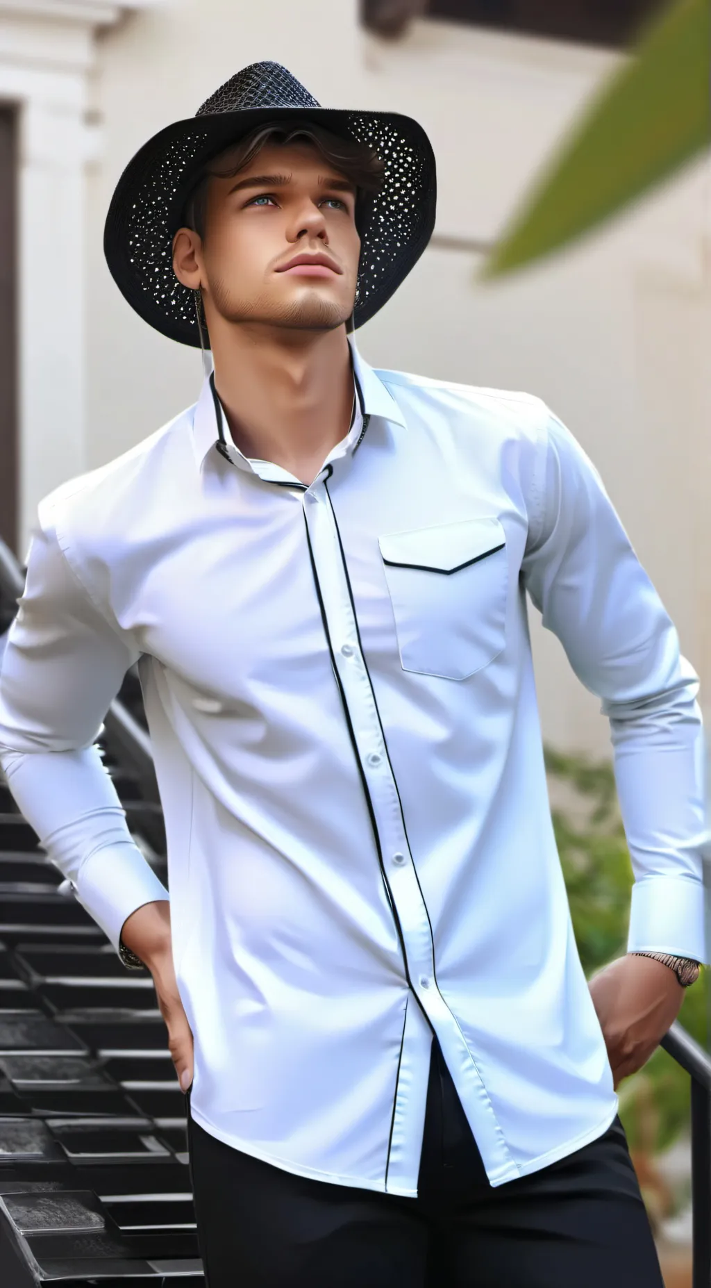 ai character: Isaac❤️ background