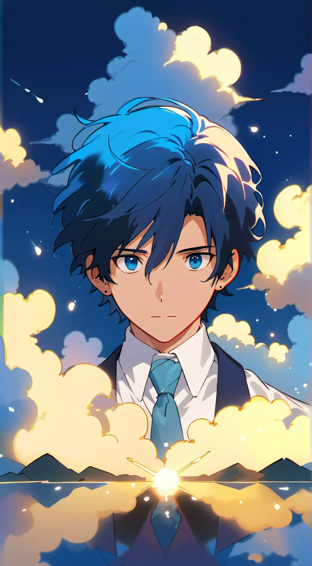 ai character: Carter  background