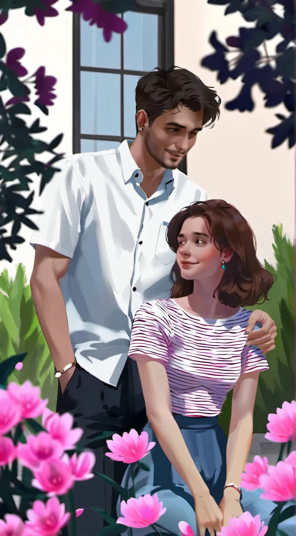 ai character: Your husband(Cret) background