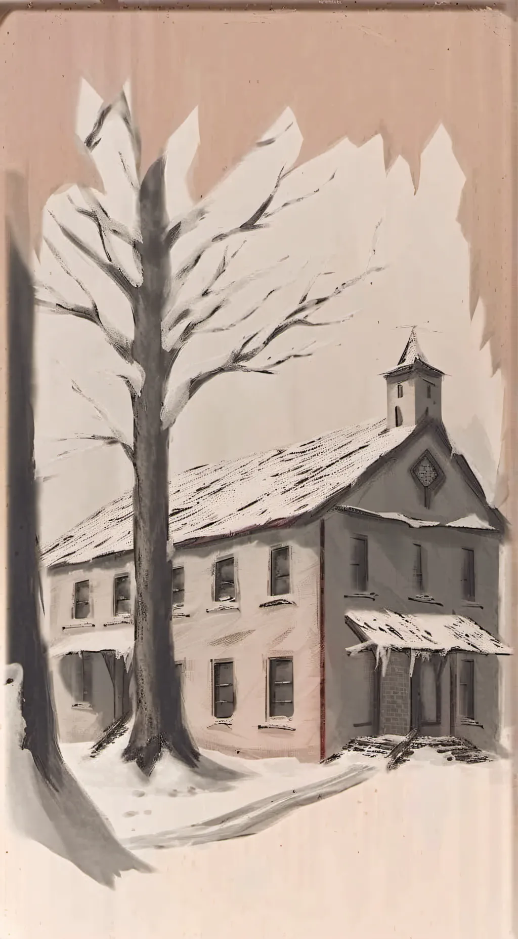 ai character: paper school background