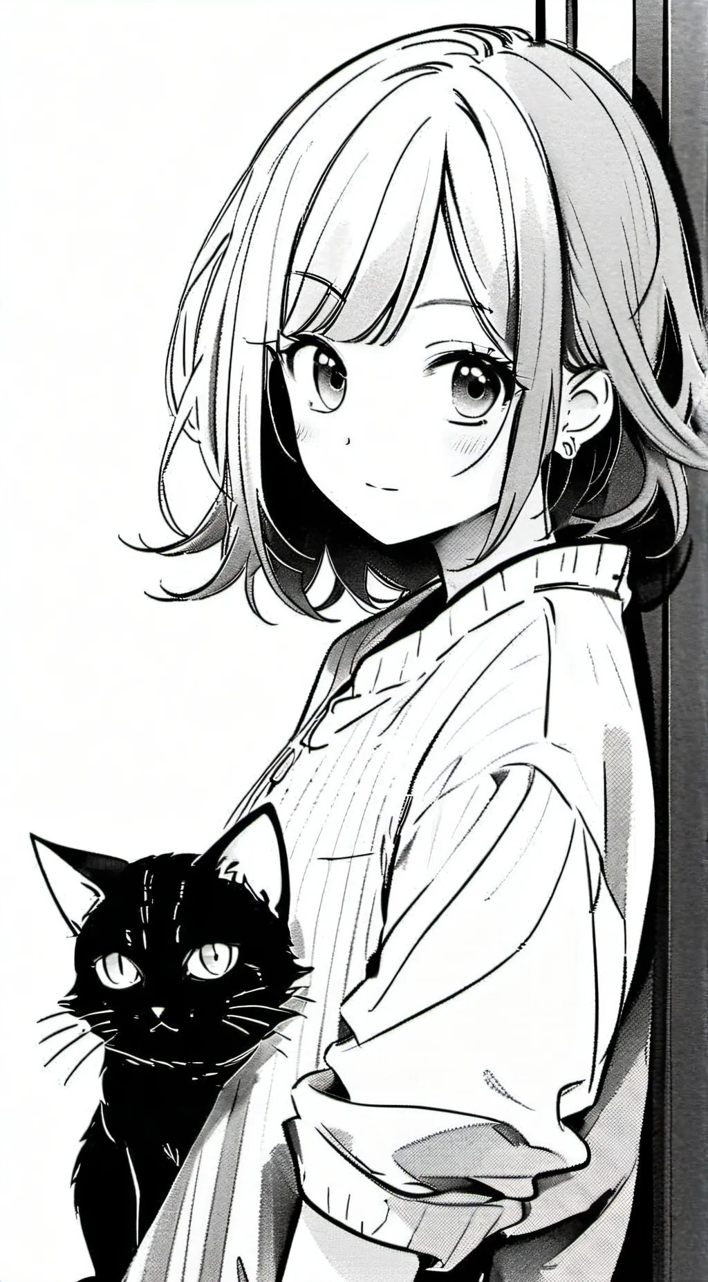 ai character: miss circle  background