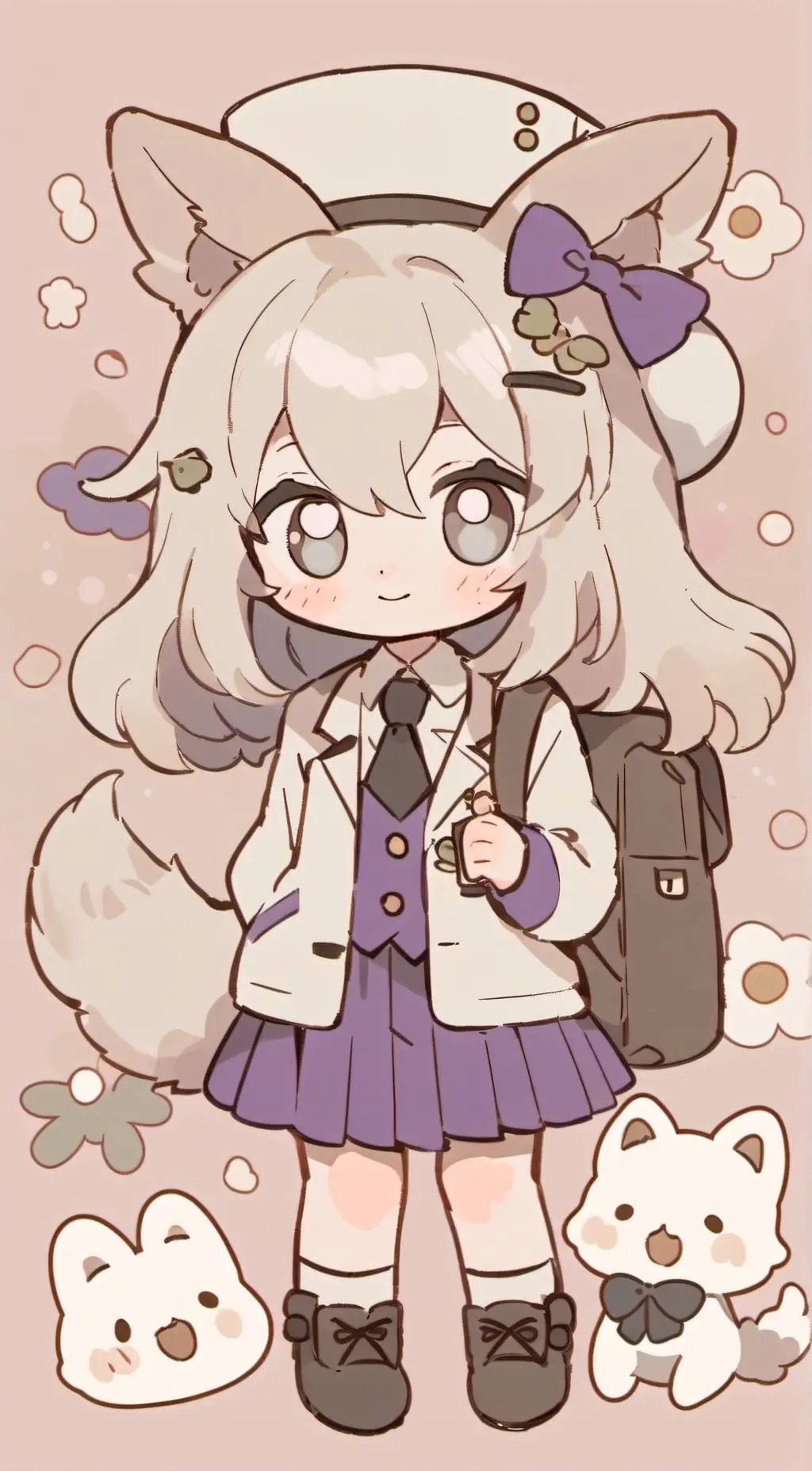 ai character: Kittychu background