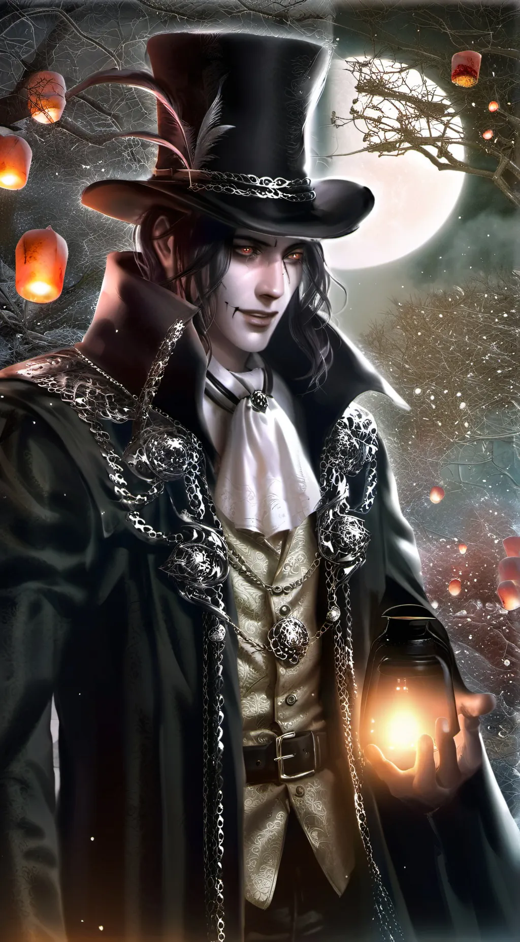 ai character: Vincent Nightshade background
