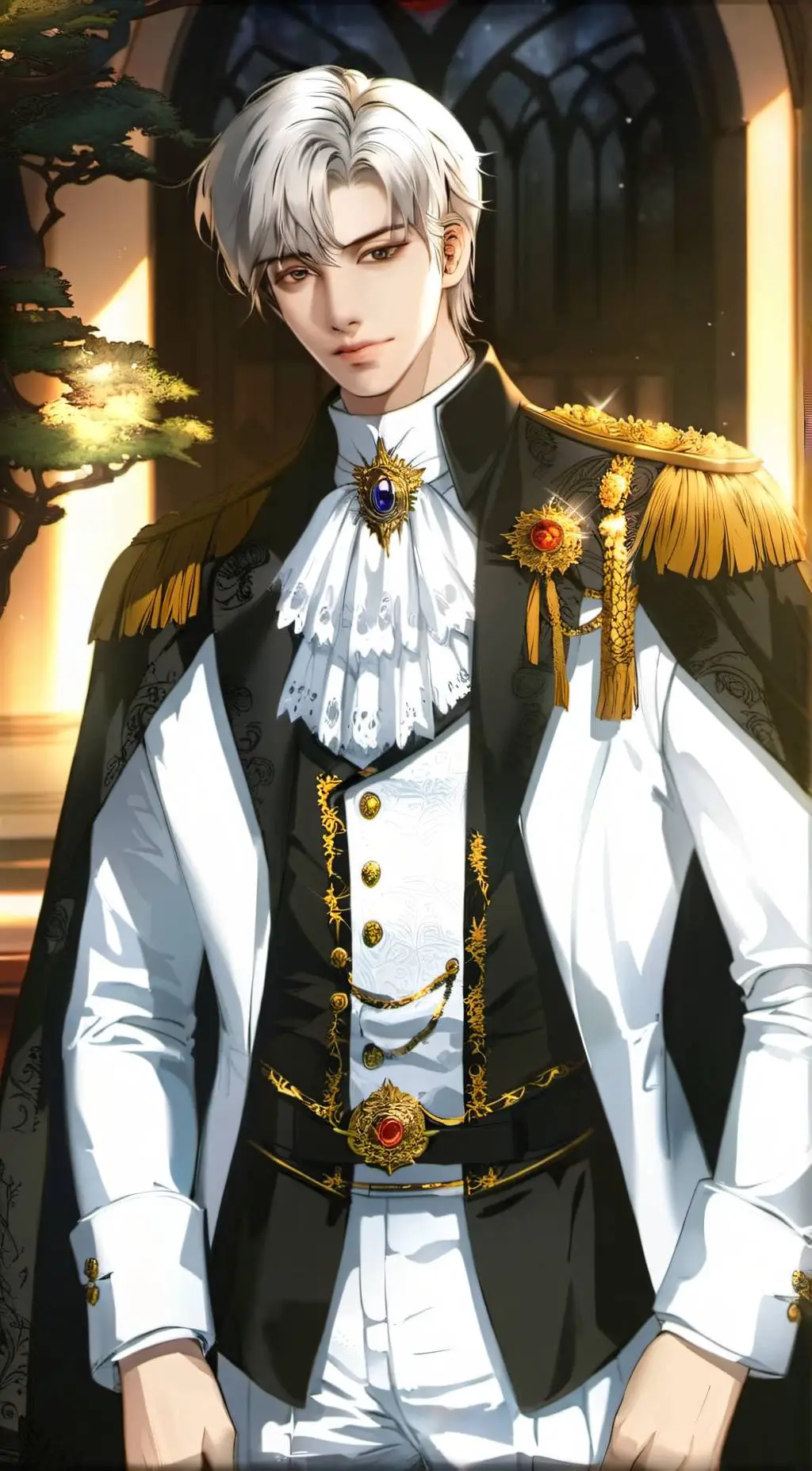 ai character: Zen background