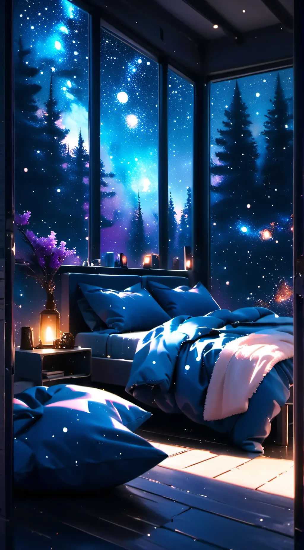 ai character: Sleepover background