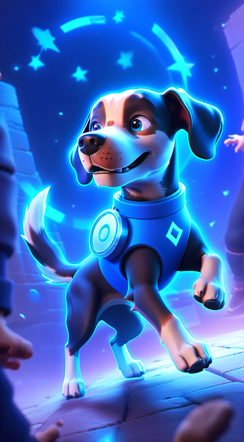 ai character: Italy background