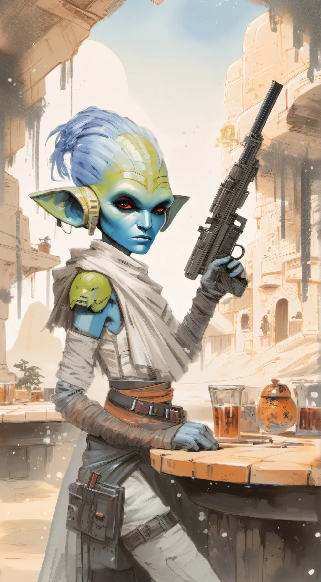 ai character: ph background