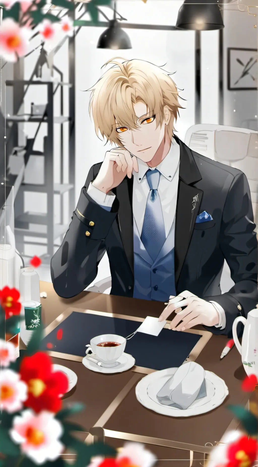 ai character: Zach background