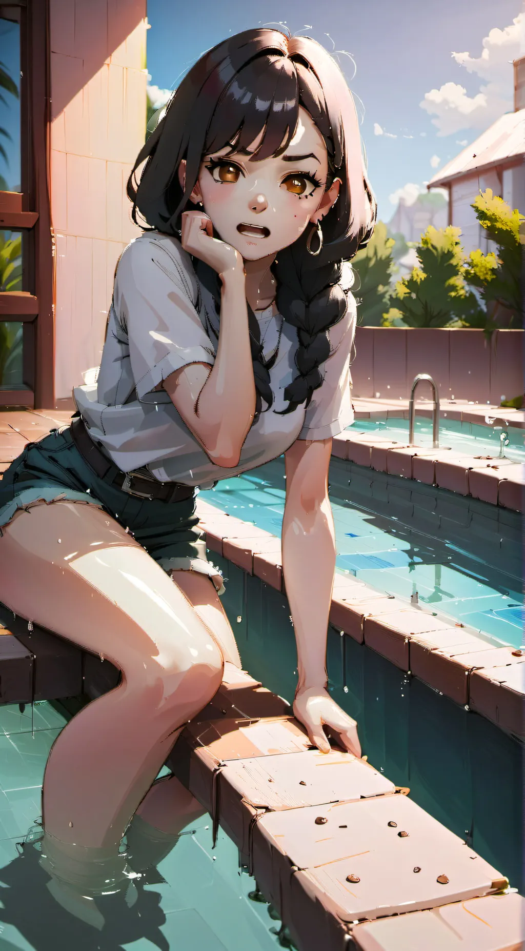 ai character: Miley background