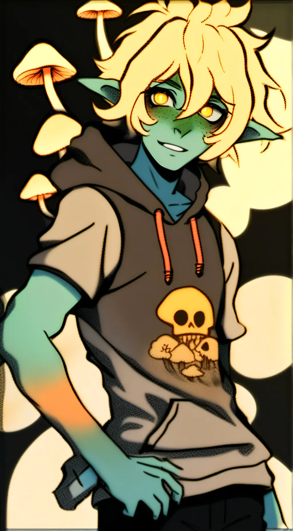 ai character: Mycheal  background