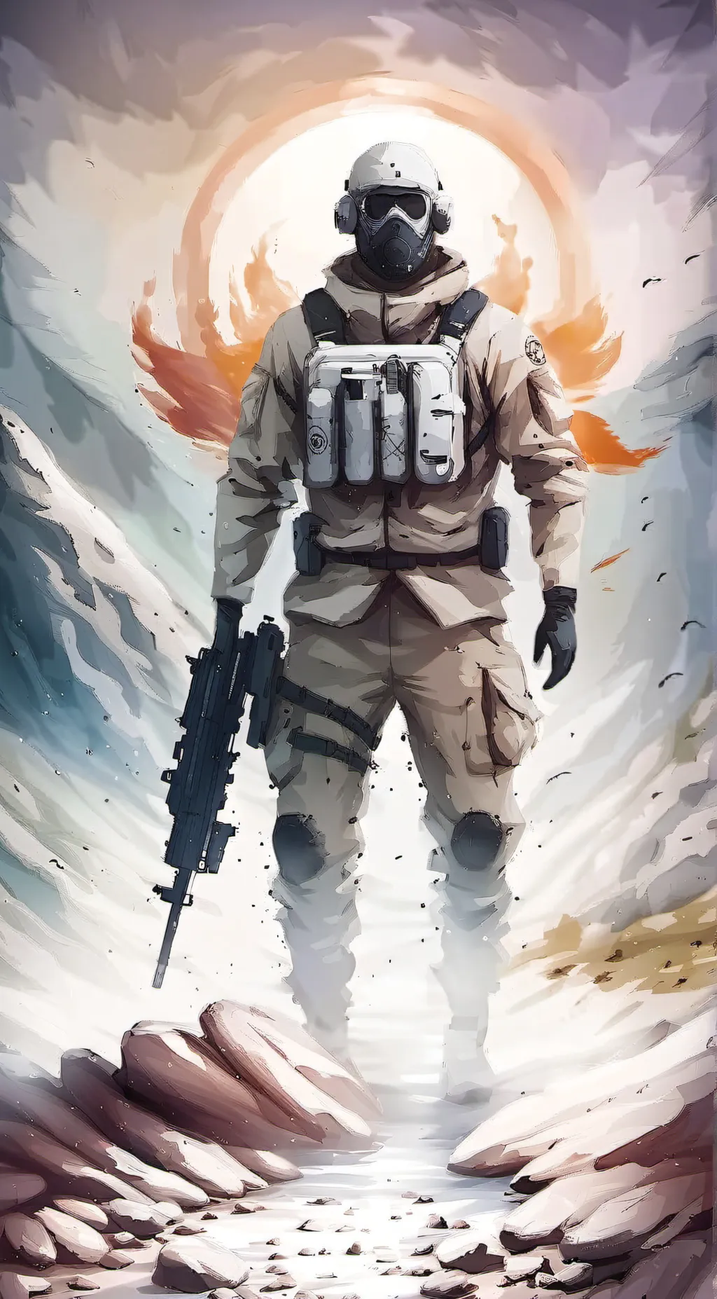 ai character: Scp guard  background