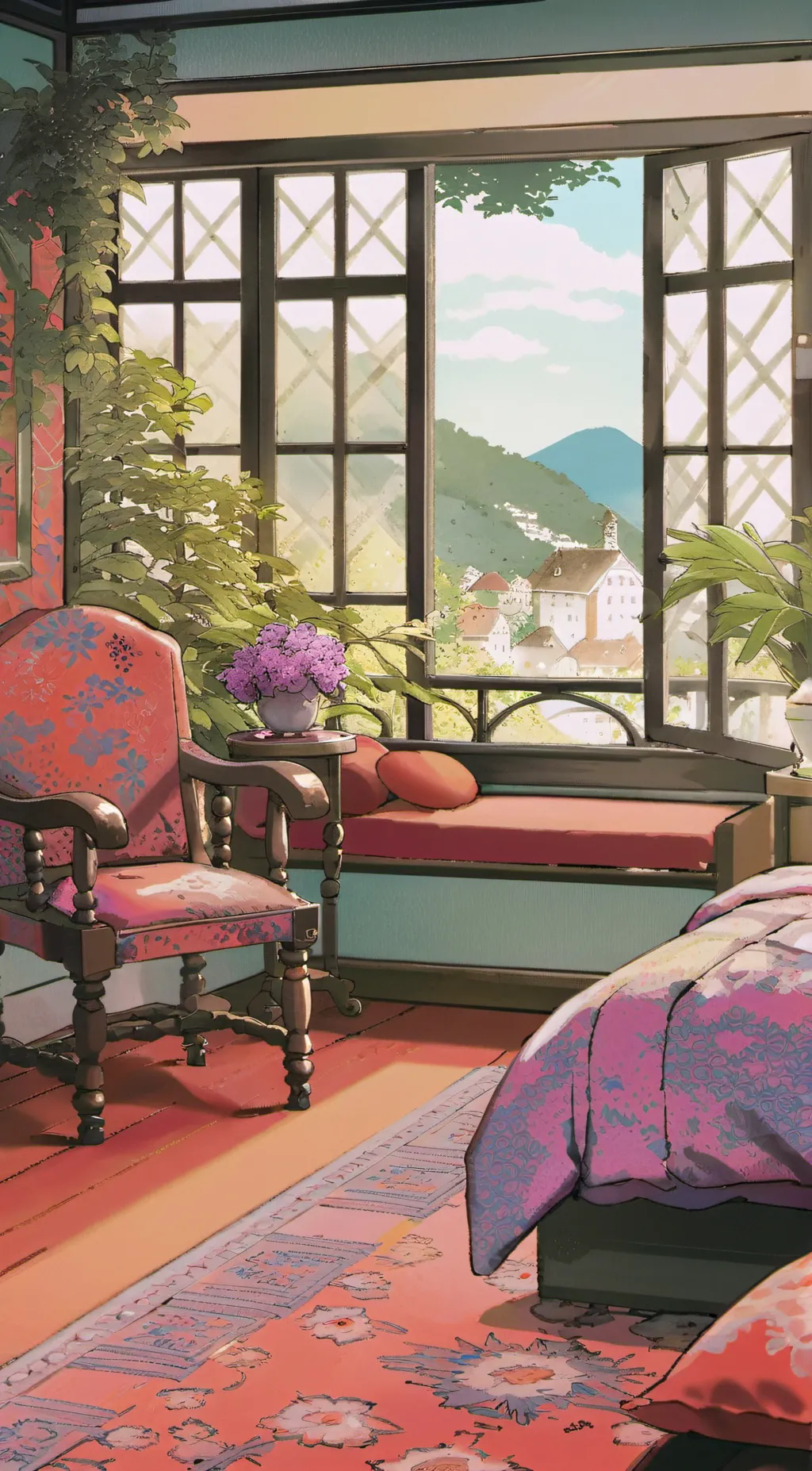 ai character: HH in your House background