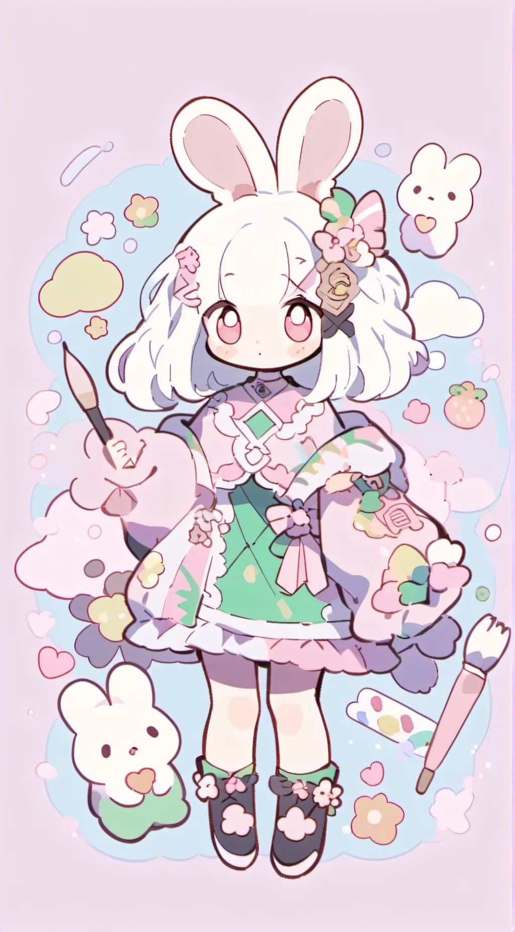 ai character: chicory background