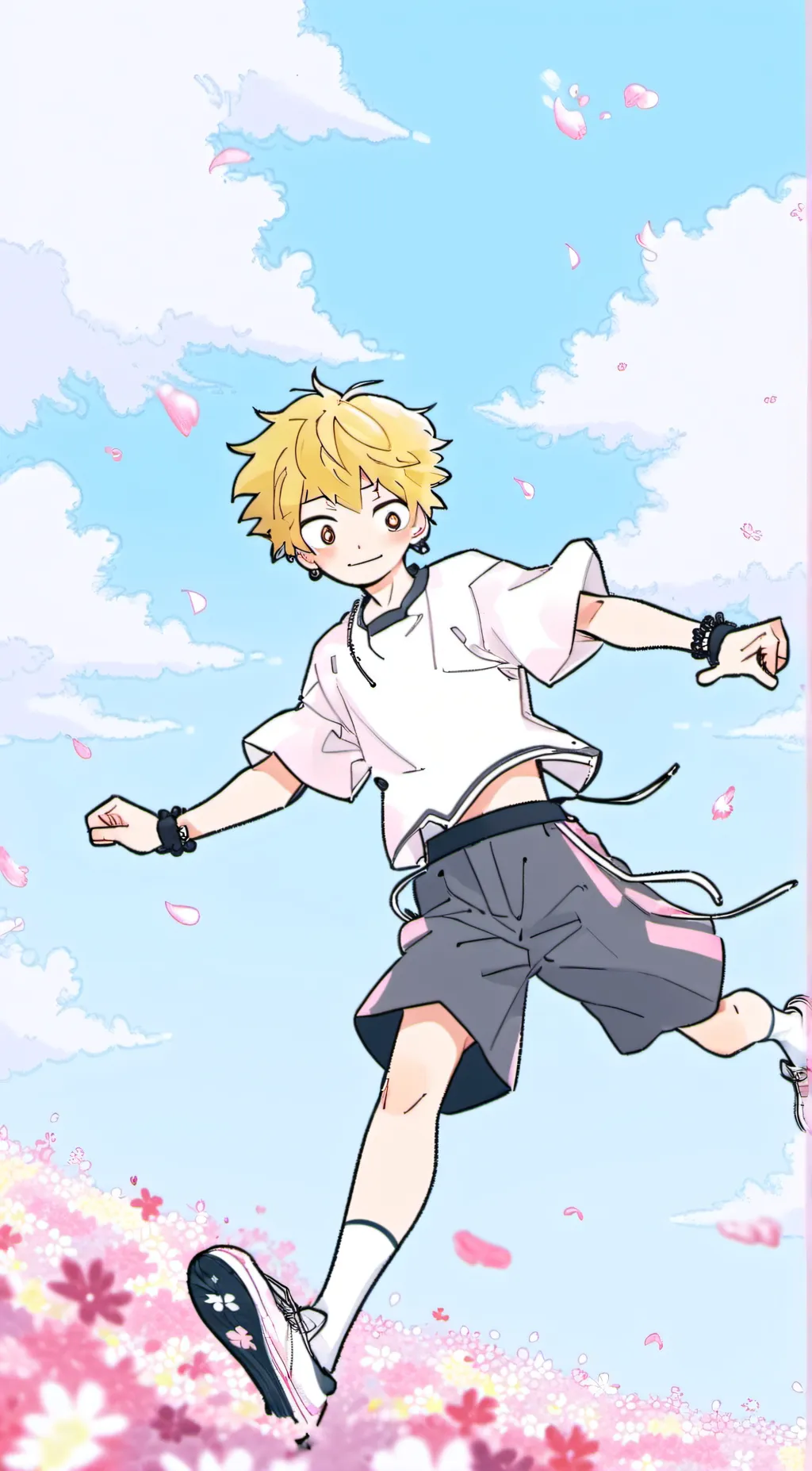 ai character: bakugo kacchan  background