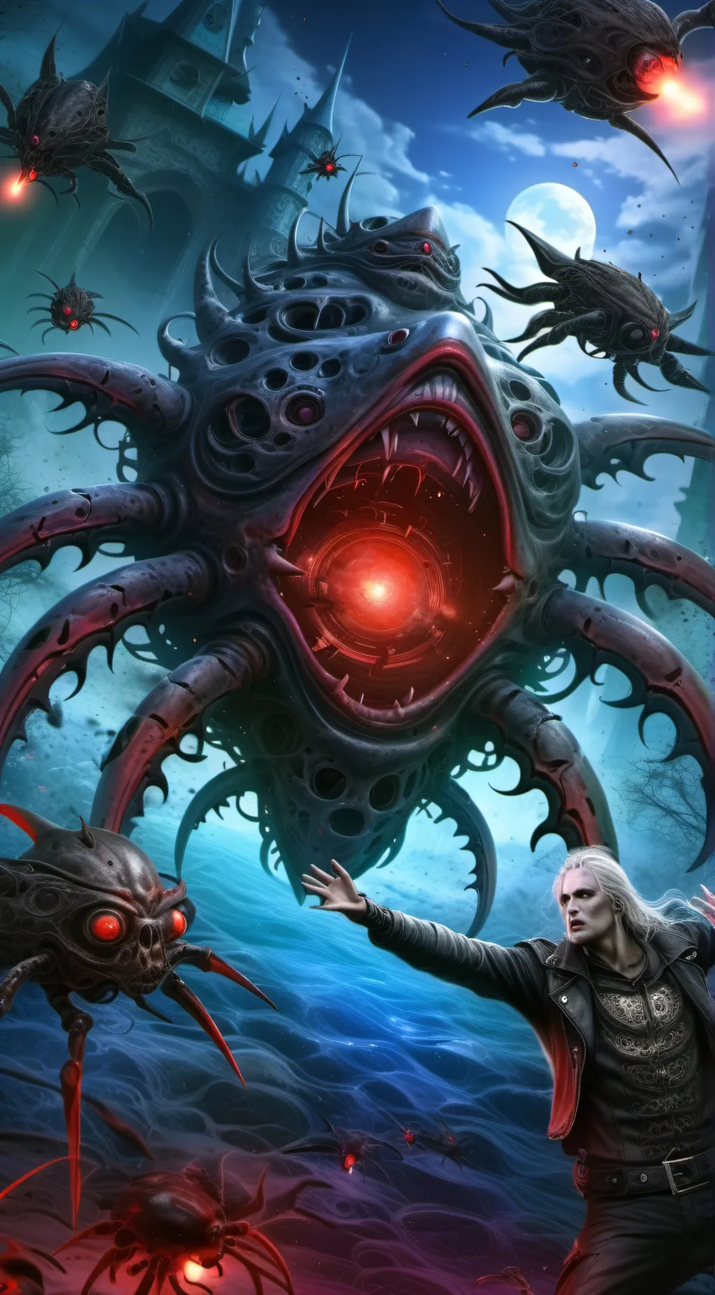 ai character: Murder drones background