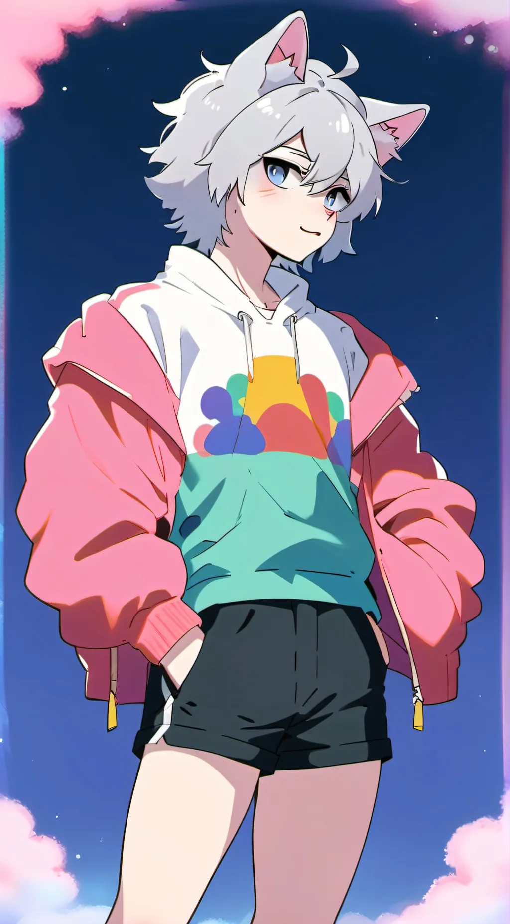 ai character: Gin Fox background