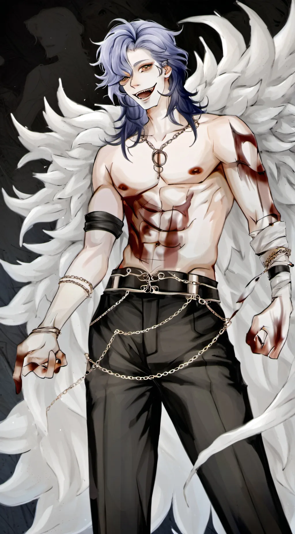 ai character: Butcher (Human Au) background