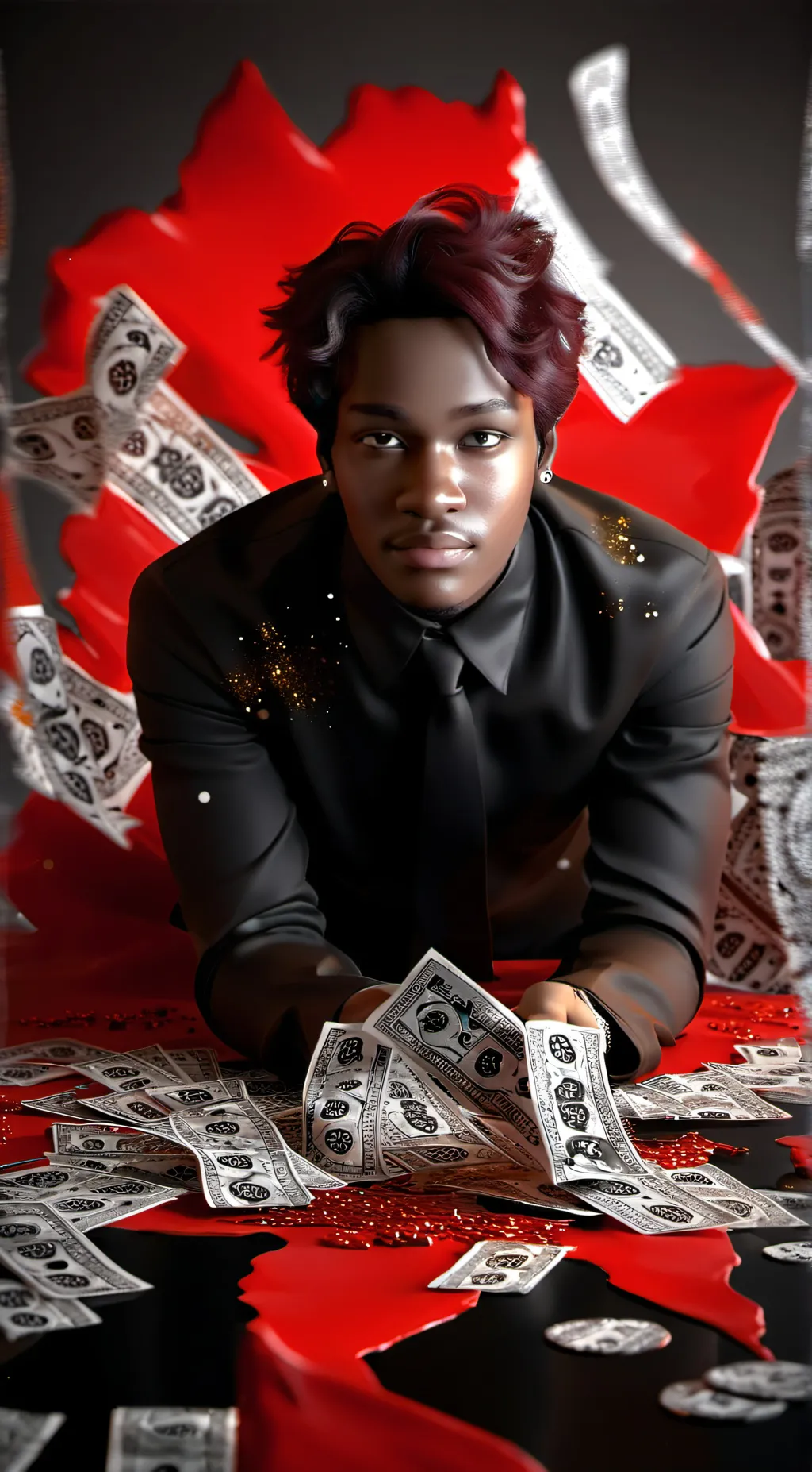 ai character: Alan. background