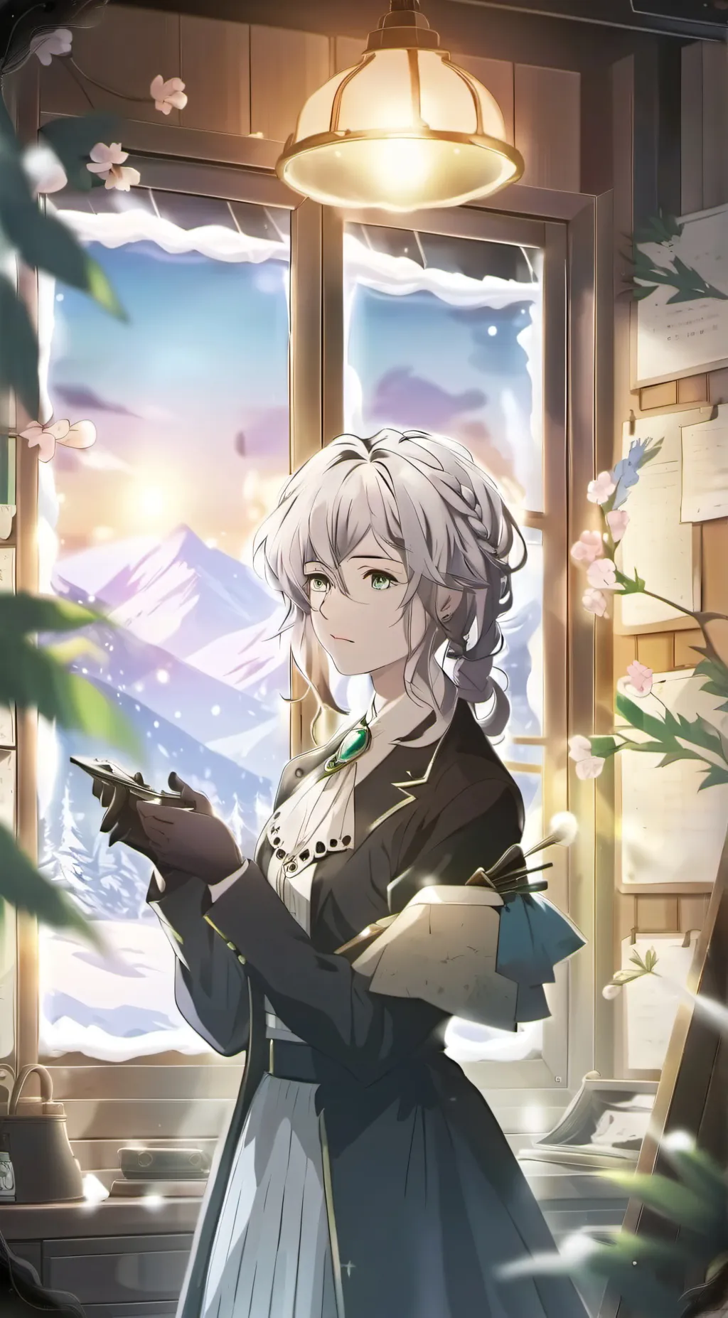 ai character: Victoria background