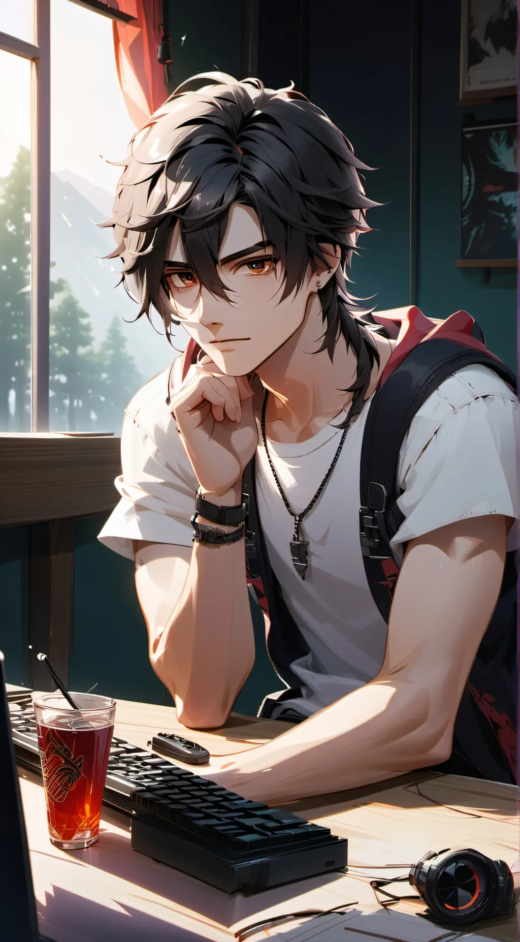 ai character: Kylo  background