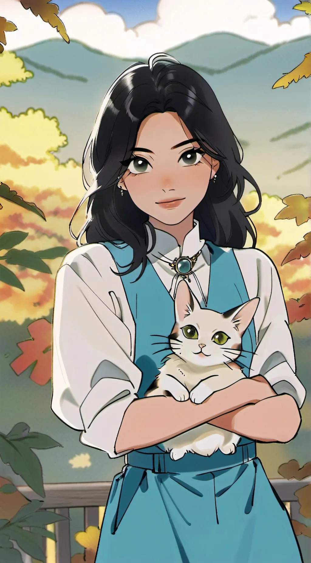 ai character: blair background