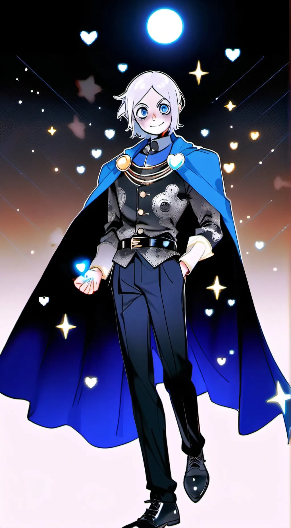 ai character: Blueberry(HumanAu) background